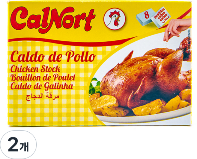 칼노트 치킨스톡, 80g, 2개