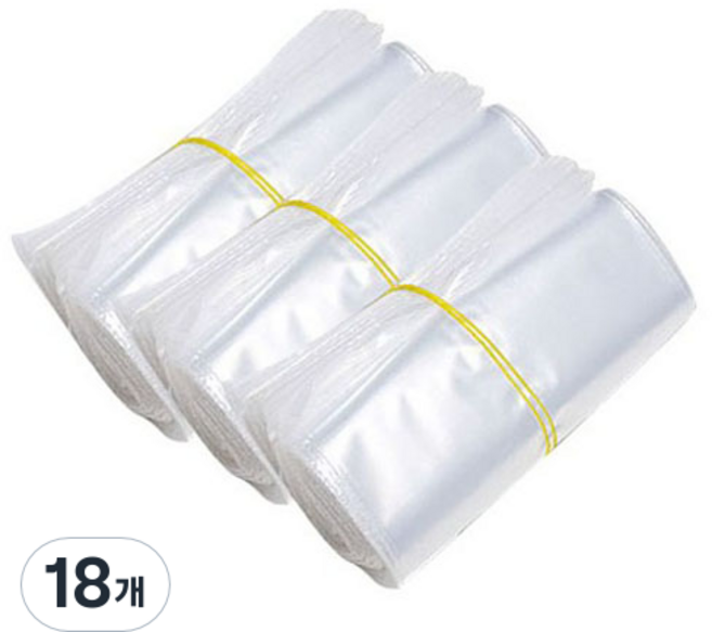 Green Vinyl 生活夾鏈袋, 7 x 10 cm, 100入, 18個