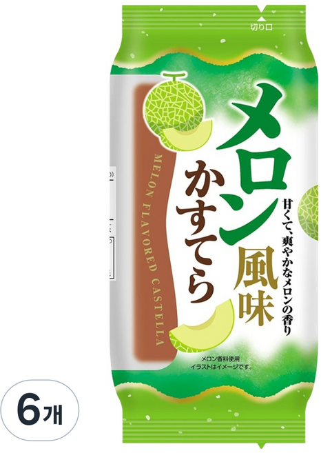 스위트팩토리 멜론카스테라, 6개, 90g