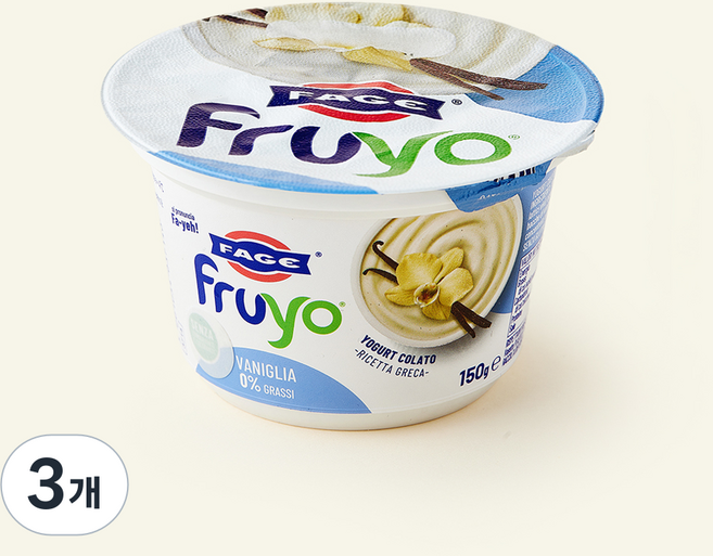 파예 프루요 그릭 요거트 바닐라, 150g, 3개