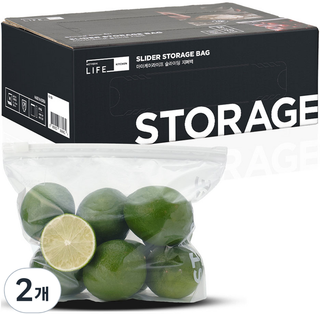 마더케이라이프 대용량 슬라이딩 지퍼백, 70개입, 2개