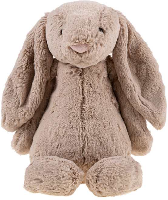 젤리캣 버니 애착인형 M, 베이지, 1개