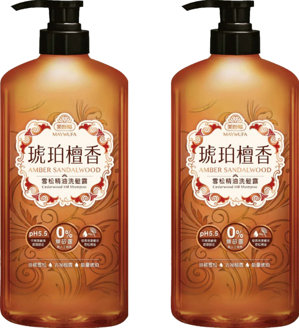 美吾髮 香氛洗髮露 琥珀檀香, 700ml, 2瓶