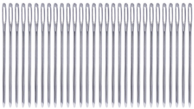 마다꾸미 대용량 자수 공예 귀큰바늘 48mm, 100개