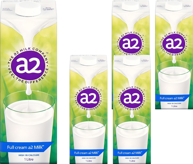 에이투밀크 멸균우유, 1L, 5개