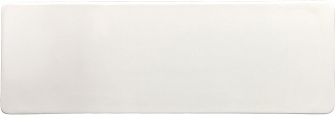 TATUNG 大同磁器 象牙強化餐用 長方平平盤, 白色, 1個