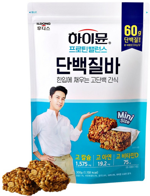 하이뮨 프로틴 밸런스 단백질바, 300g, 1개