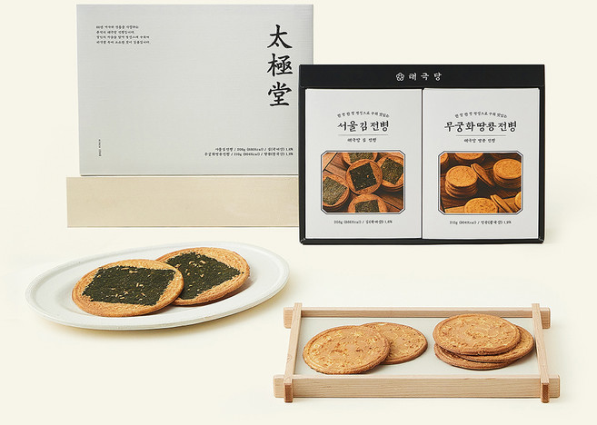 태극당 전병 2종 세트 418g, 1세트