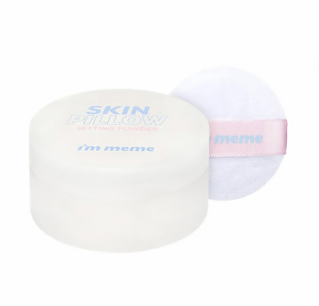 i'm meme 我愛磨皮柔焦蜜粉迷你版 5g, 白色, 1盒