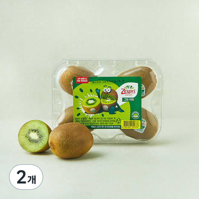 제스프리 그린키위, 2개, 420g