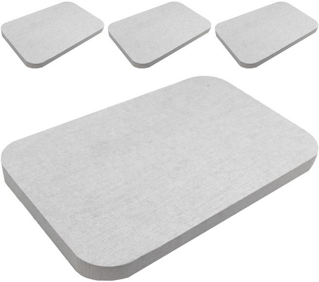 모나코올리브 규조토 비누받침, 라이트그레이, 4개