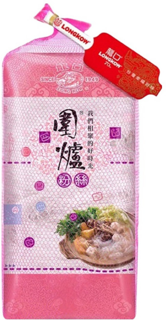 龍口 圍爐粉絲十把, 350g, 1包