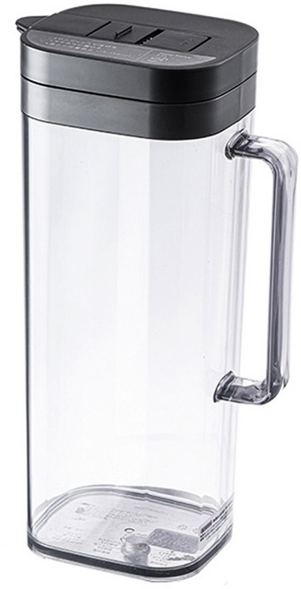 上手家居 按壓式耐熱水壺, 黑色, 1個, 2L