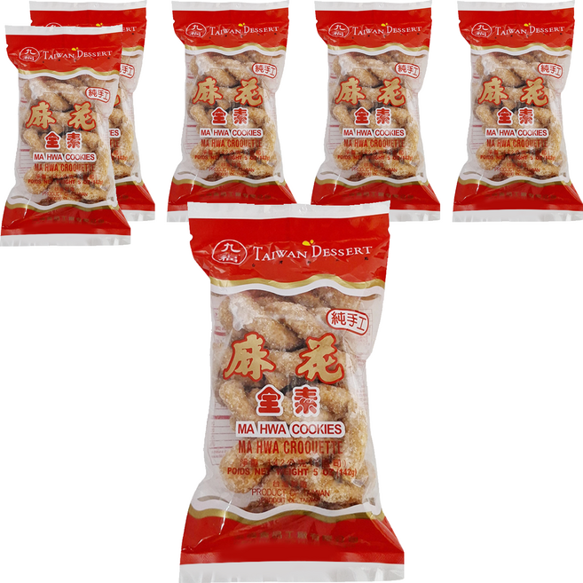 九福 素食麻花, 142g, 6包