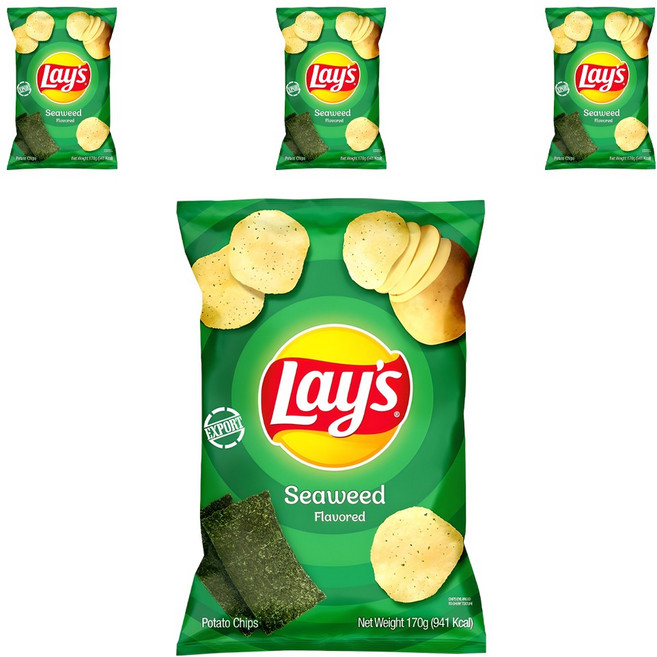 레이즈 씨위드 감자칩, 170g, 4개