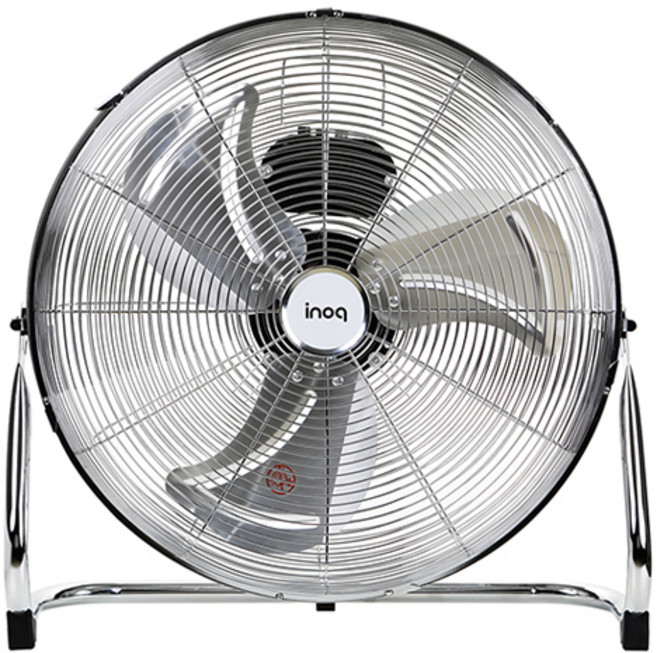 이노크아든 3단 대형 메탈크롬 공업 업소용 선풍기 IA-BF 51cm, IA-BF2000N, 크롬 실버