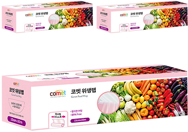 comet 保鮮膜, 30m, 3盒