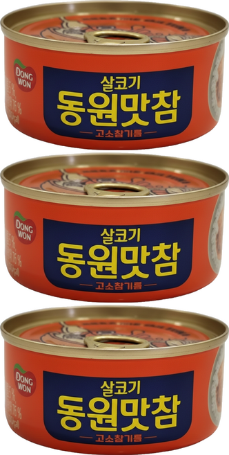 Dongwon 東遠 Homefood 芝麻油鮪魚罐頭, 90g, 3罐