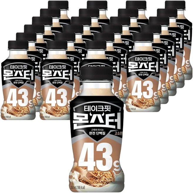 테이크핏 몬스터 고소한맛, 350ml, 24개 - 쿠팡