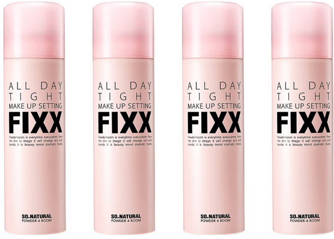 so natural 台灣公司貨 FIXX 定妝噴霧, 75ml, 4瓶