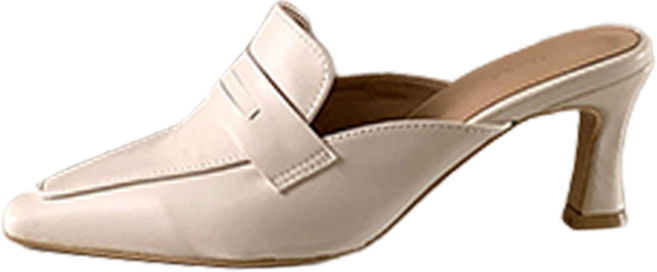 여성용 블랙101 로우드 뮬 펌프스 C253_1036