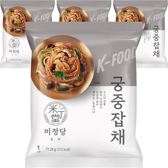 미정당 궁중잡채 77.26g, 4개