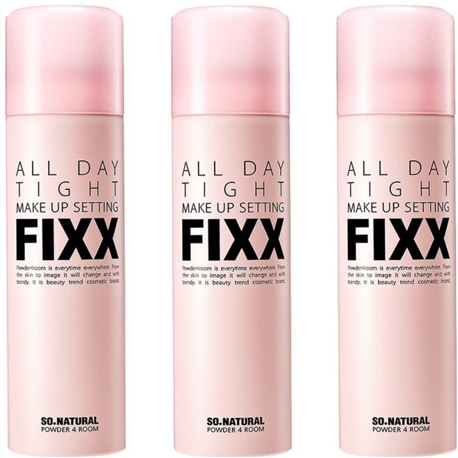 so natural 台灣公司貨 FIXX 定妝噴霧, 75ml, 3瓶