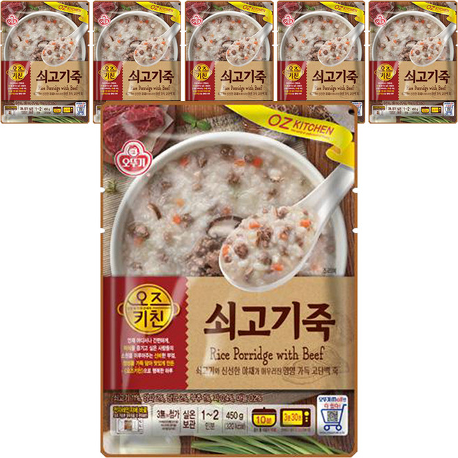 오즈키친 쇠고기죽, 450g, 6세트