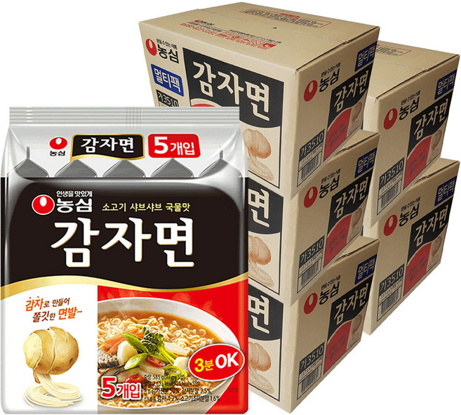 농심 감자면 117g, 200개