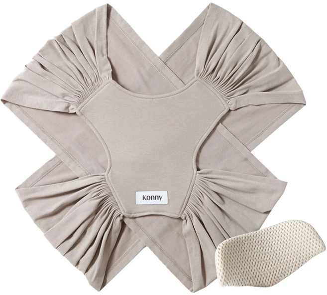 코니아기띠 오리지널 Elastech + 헤드서포트, 베이지 - 쿠팡