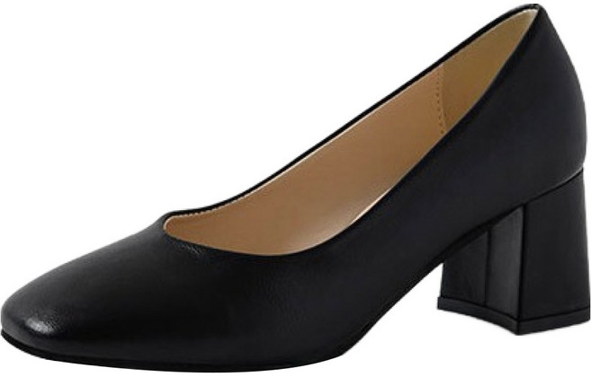 착한구두 여성용 비긴 스퀘어 펌프스 PPLTR3e227