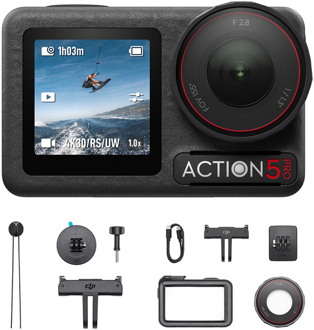 DJI 오즈모 액션캠 5프로 서핑 콤보 세트, Osmo Action 5 Pro/AC004, 혼합색상