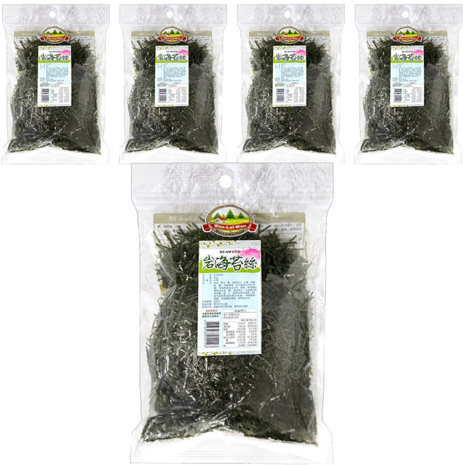 WON LAI WON 旺來旺 岩海苔絲, 60g, 5包