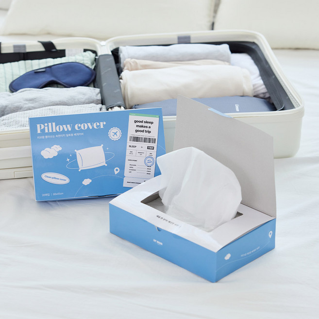 리브맘 뽑아쓰는 숙면터치 일회용 베개커버 20매