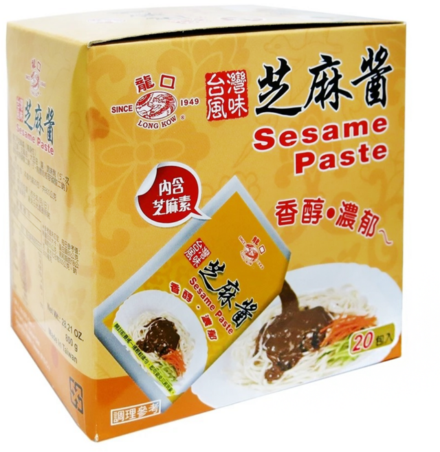 龍口 芝麻醬 20包, 800g, 1盒