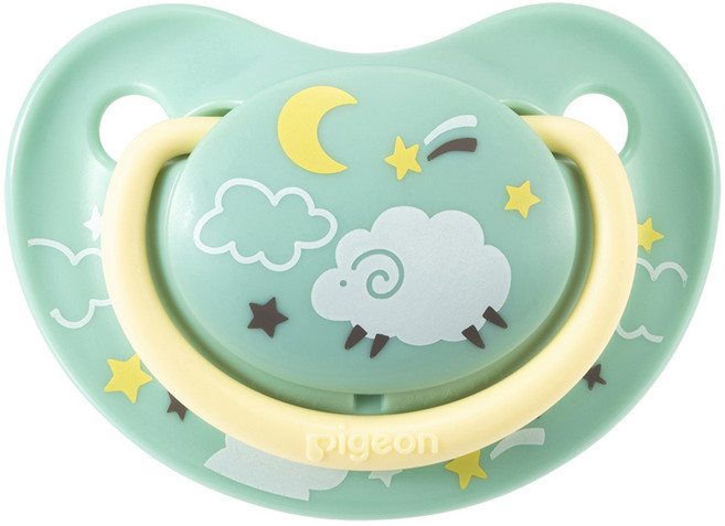 pigeon 貝親 輕量安心奶嘴, M 3-6個月, 綿羊, 1個
