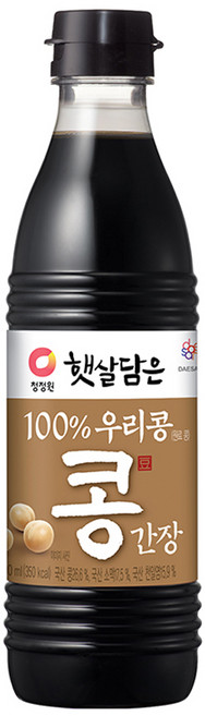 청정원 햇살담은 우리콩 간장, 500ml, 1개