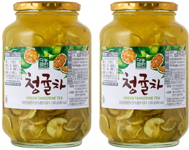다농원 청귤차, 2kg, 2개