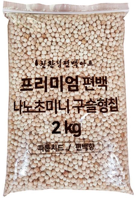 친환경편백아트 프리미엄 편백 나노 초미니 구슬형 칩, 2kg, 1개