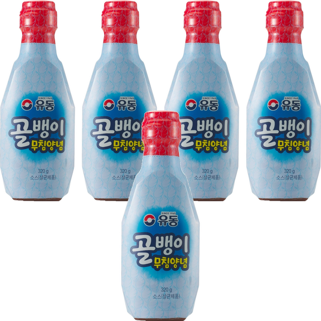 유동 골뱅이 무침양념 소스, 320g, 5개