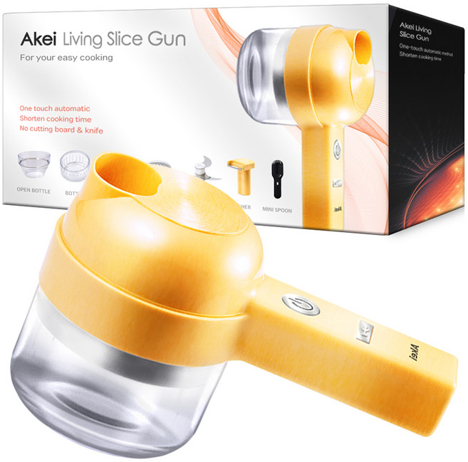 아케이 리빙 충전식 무선 슬라이스건, 1개