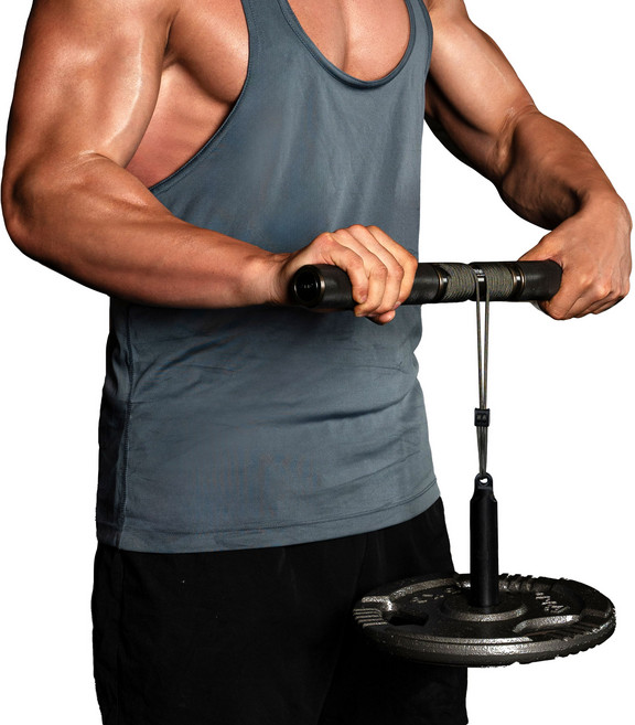 지디 행잉 기능 업그레이드 리스트롤러 악력 전완근 운동기구 고급형 추감기, 혼합 색상