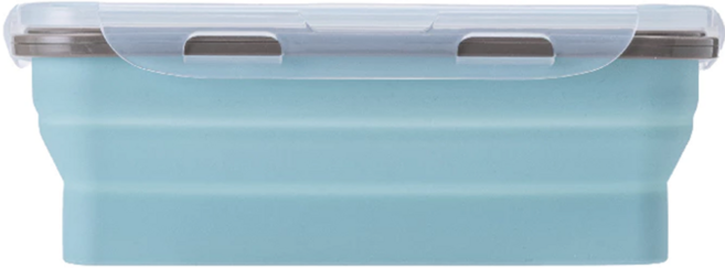 cook power 鍋寶 可微波矽膠摺疊保鮮盒 BVF-7501 19 x 12.5 x 7cm 185g, 1個容器 + 1個蓋子, 1組