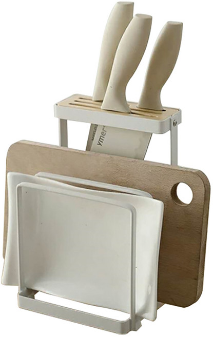 아티고 모던 심플 주방 칼 도마 정리 거치대, 혼합색상, 1개