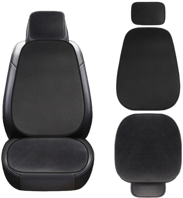 리브모토 에어매쉬 차량용 통풍 시트 세트, 블랙, 1세트