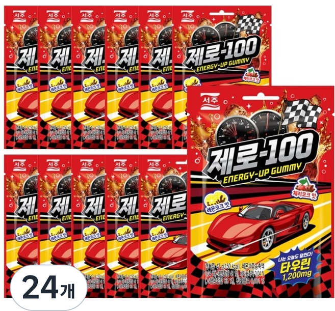 SEOJU 西洲 零卡果凍, 24個, 42g