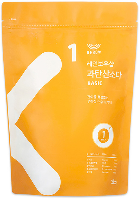 레인보우샵 과탄산소다 베이직, 2kg, 1개
