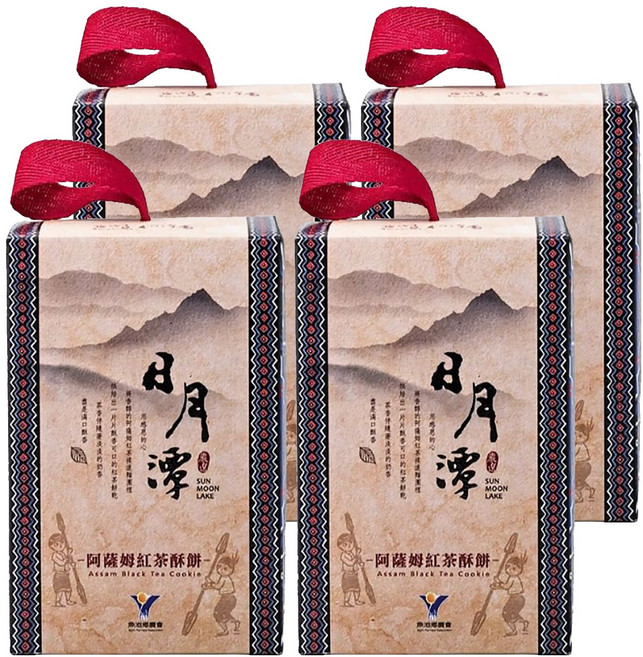 魚池鄉農會 阿薩姆紅茶酥餅 15片, 105g, 4盒