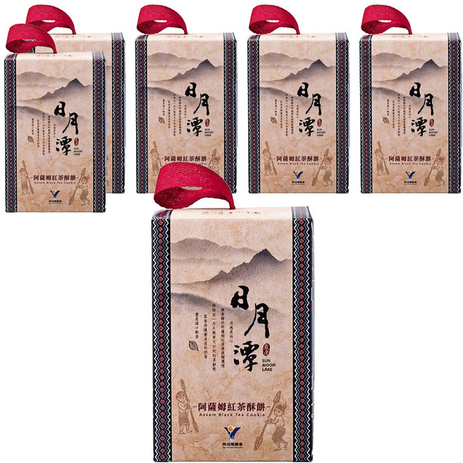 魚池鄉農會 阿薩姆紅茶酥餅 15片, 105g, 6盒