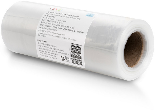 코멧 식품용 짤주머니 롤비닐 약 30 cm, 100매